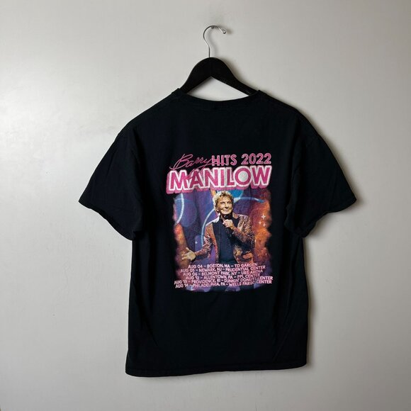 2022 Barry Manilow Hits Concert T Shirt Adult Black Medium M American Singer - Picture 12 of 16